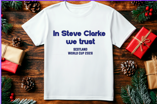 In Steve Clarke We Trust| Scotland football T-Shirts | Scotland World Cup Gifts