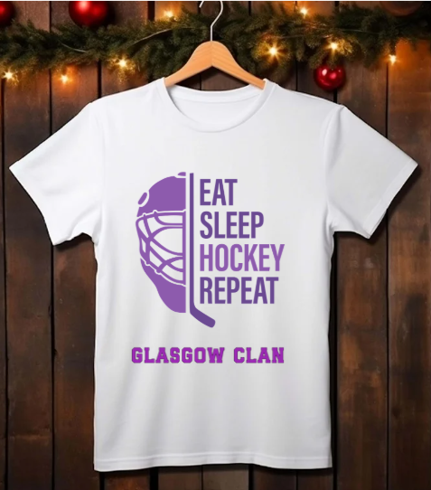 Eat Sleep Hockey Repeat | Ice Hockey | T-shirts