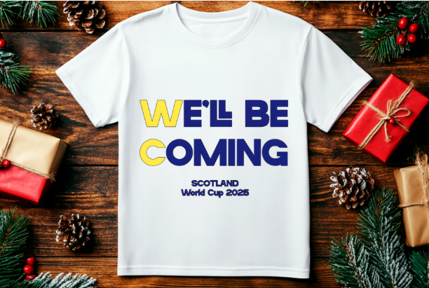 We’ll Be Coming | Scotland football T-Shirts | Scotland World Cup Gifts